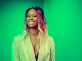 Joy Woods plays Chiffon in Little Shop of Horrors off-Broadway.